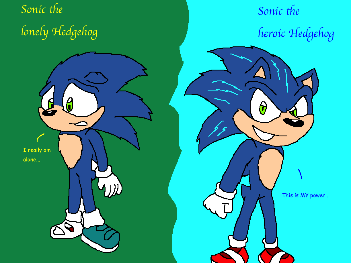 Sonic evolution by Scurvypiratehog on DeviantArt