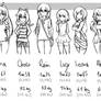 Visual Novel Characters