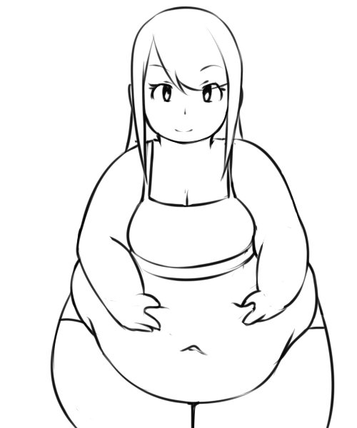 Animated Plump Girl ~ Belly Fondling by pixiveo on DeviantArt