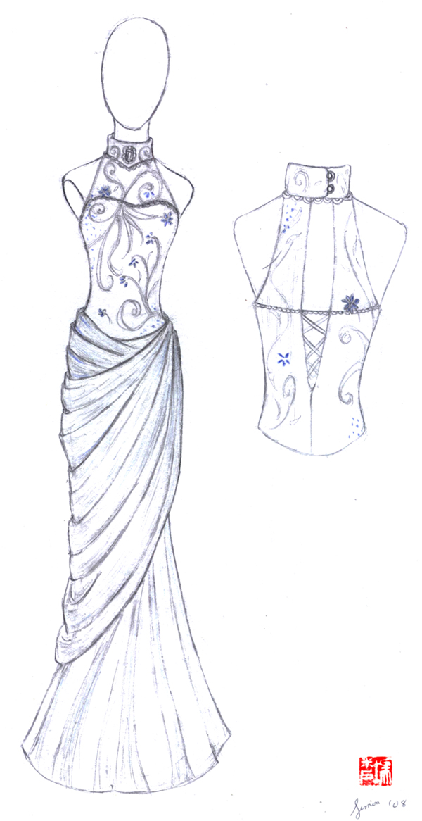 Wedding Dress Sketches 2