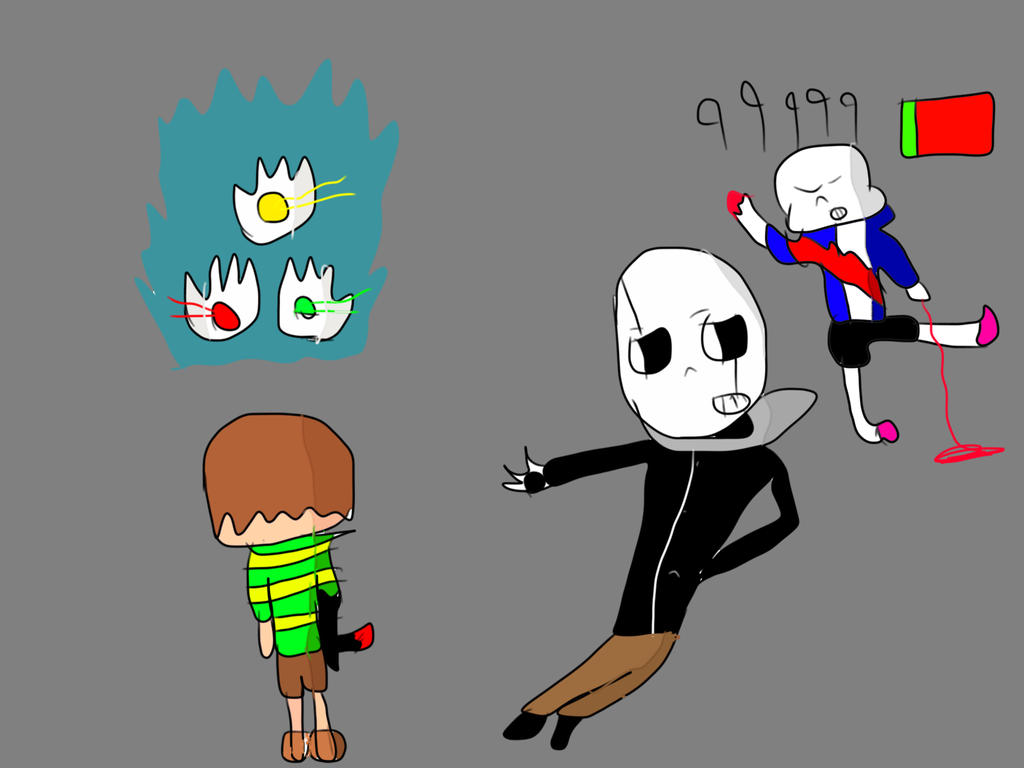 Ghaster vs Chara by joshatrongaming on DeviantArt