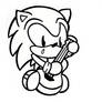 Sonic With Guitar