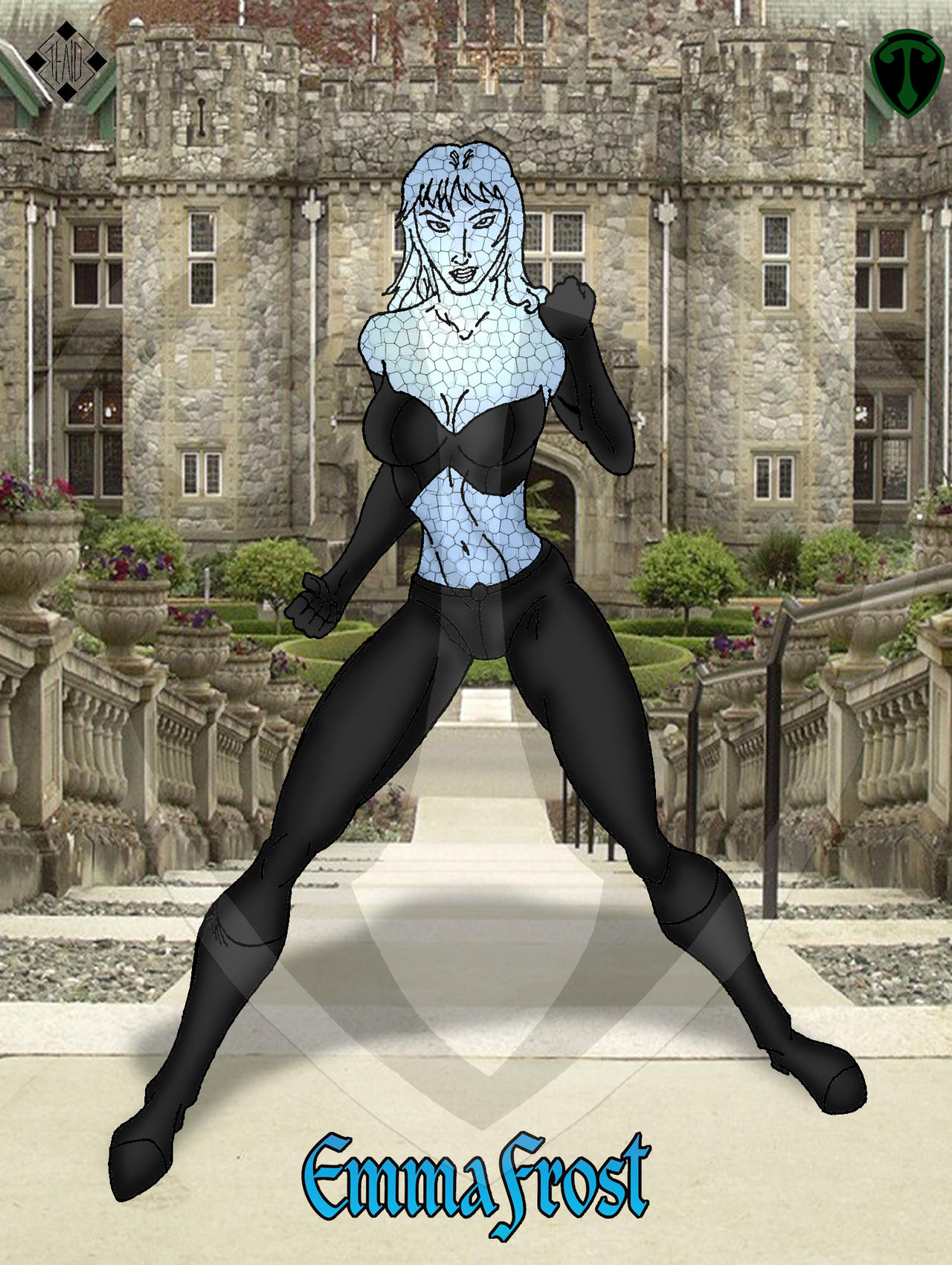 Emma Frost Diamond Form Col 2sign Emma Frost Logo by SteliosTomazos
