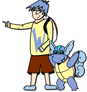 Wartortle and Trainer