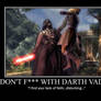Don't F--- with Darth Vader