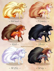 Ninetales variations