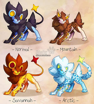 Luxray variations