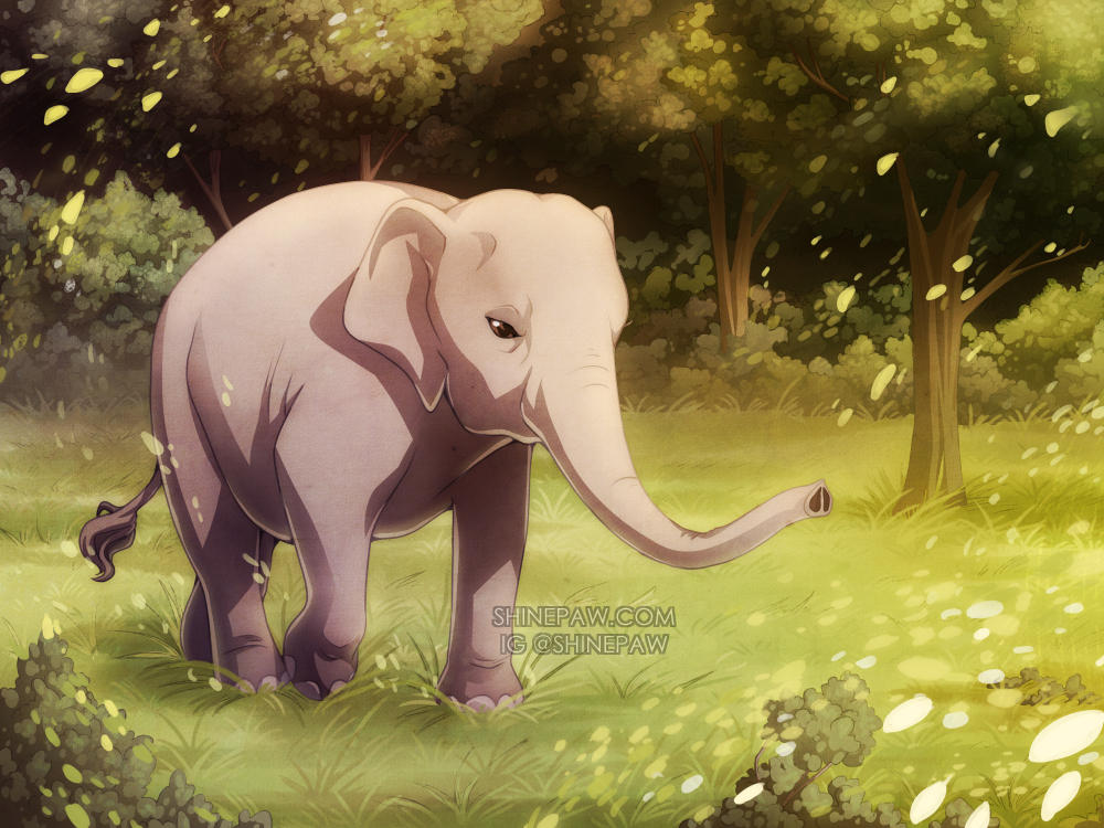 Mlp Elephant Deviantart Elephant - Commission by ShinePawArt on DeviantArt