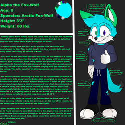 Alpha the Fox-Wolf (Definitive Ref Sheet)