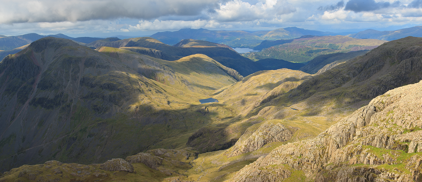 across styhead tarn