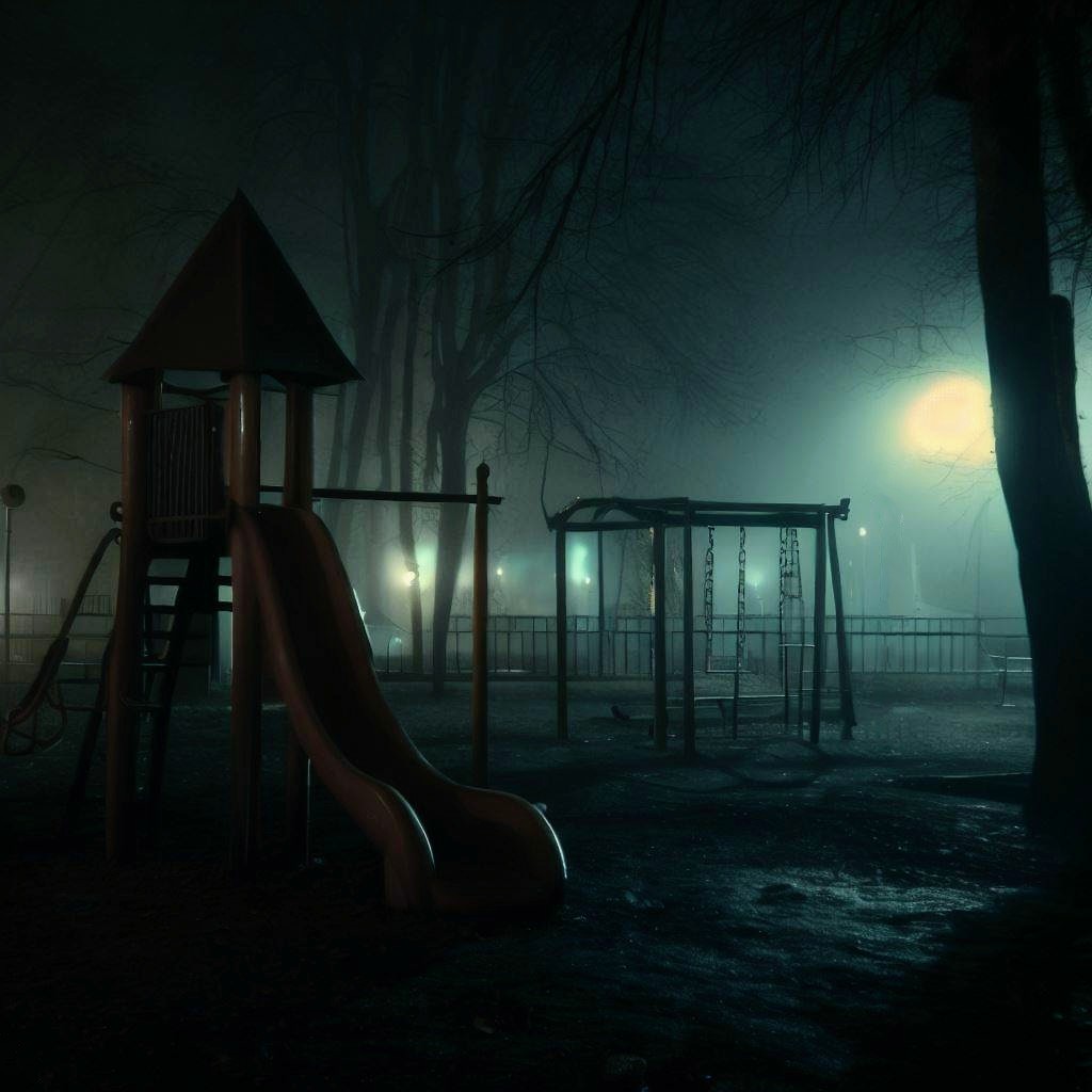 Park After Dark by johnthedowe2 on DeviantArt