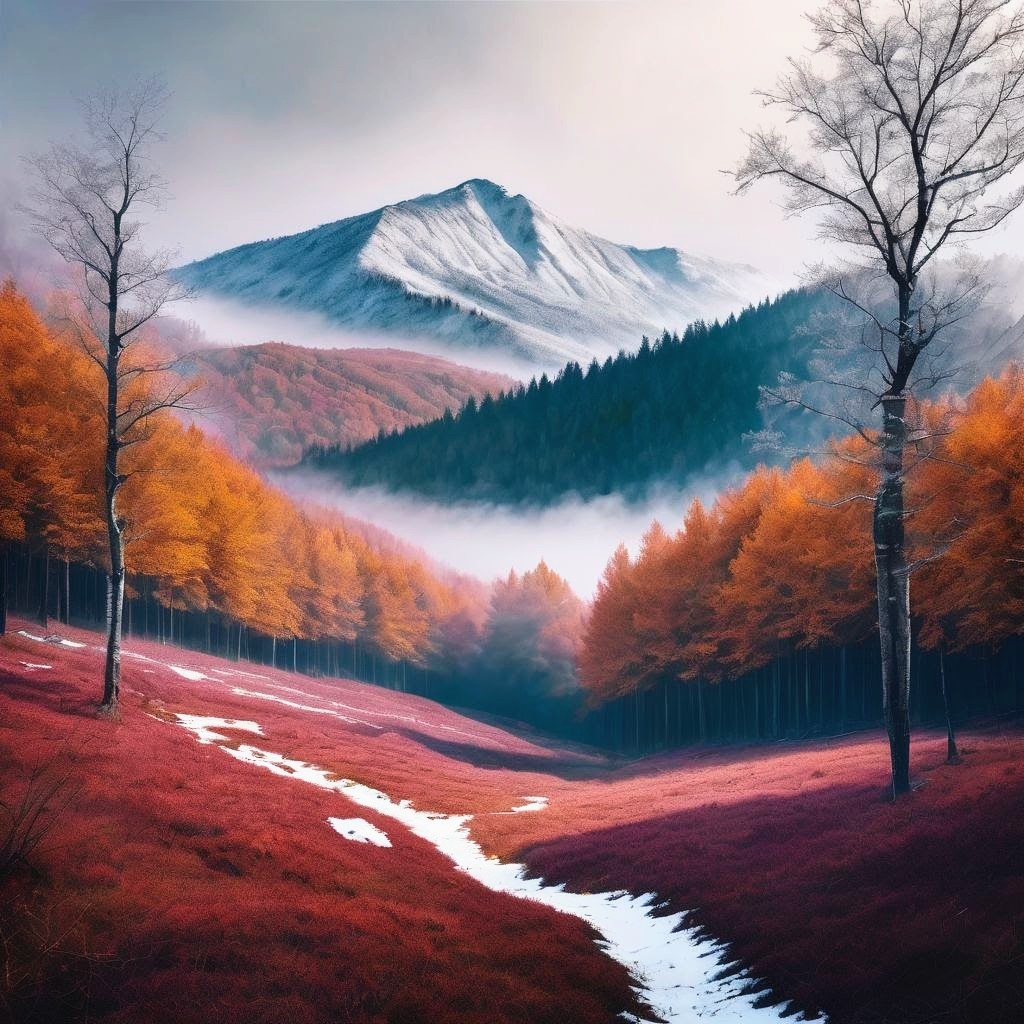 Fall Winter Scenery by johnthedowe2 on DeviantArt