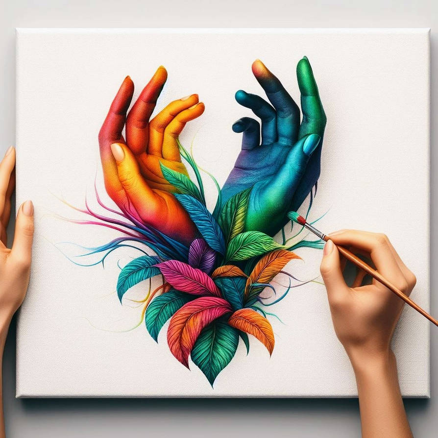 Hand Painting by johnthedowe2 on DeviantArt