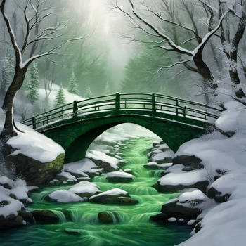 Winter Green River