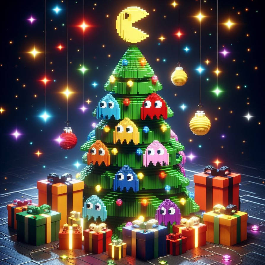 PacMan Tree by johnthedowe2 on DeviantArt