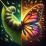 Caterpillar To Butterfly