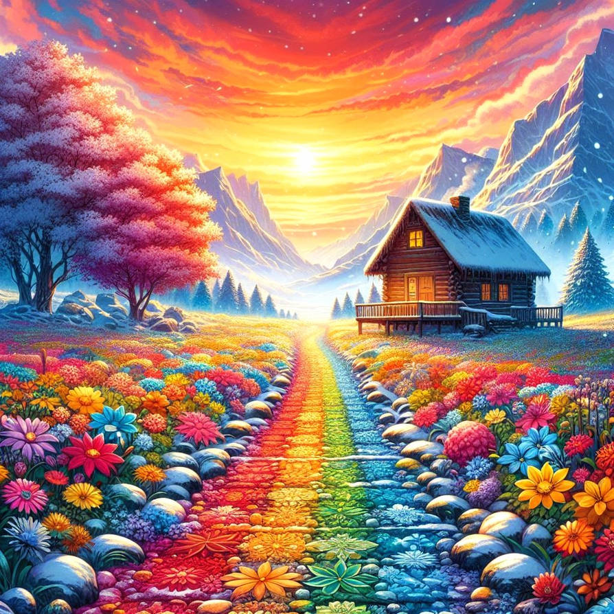 Colorful Path by johnthedowe2 on DeviantArt