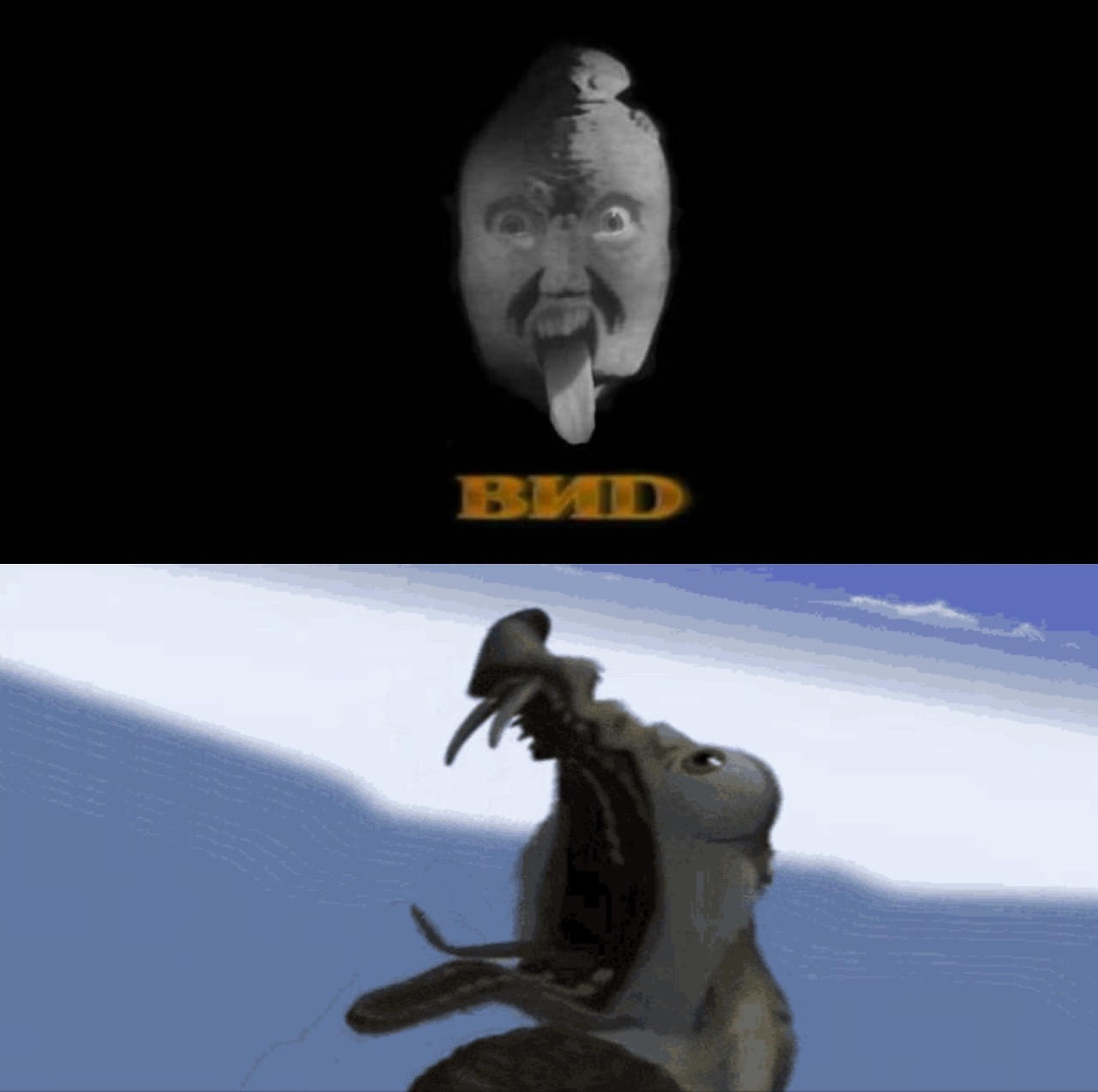 Scrat Scared Scrat Scared Of BND Logo by RyderKitt on DeviantArt
