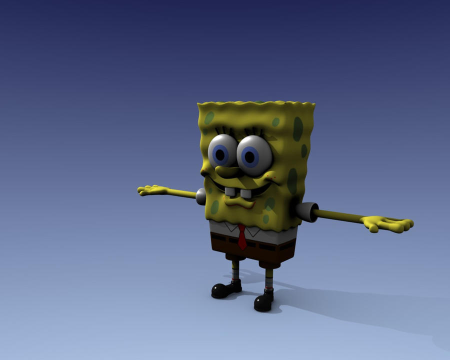 Spongebob Squarepants 3D by TheBigDaveC