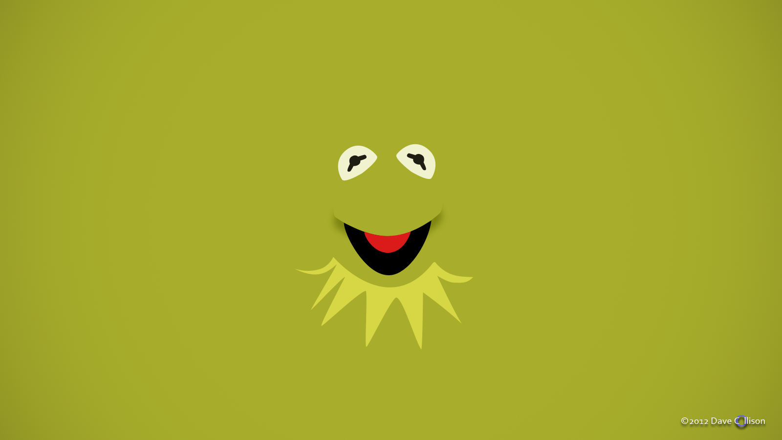 Kermit the Frog Minimalist Wallpaper