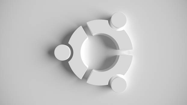 ubuntu white wallpaper