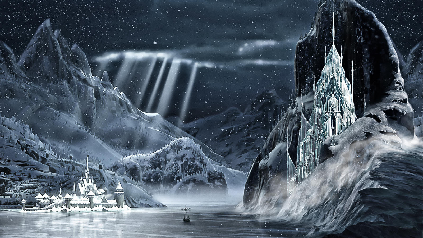Frozen - 1920x1080 (Arendelle Ice Palace 2) by muehlich86 on DeviantArt