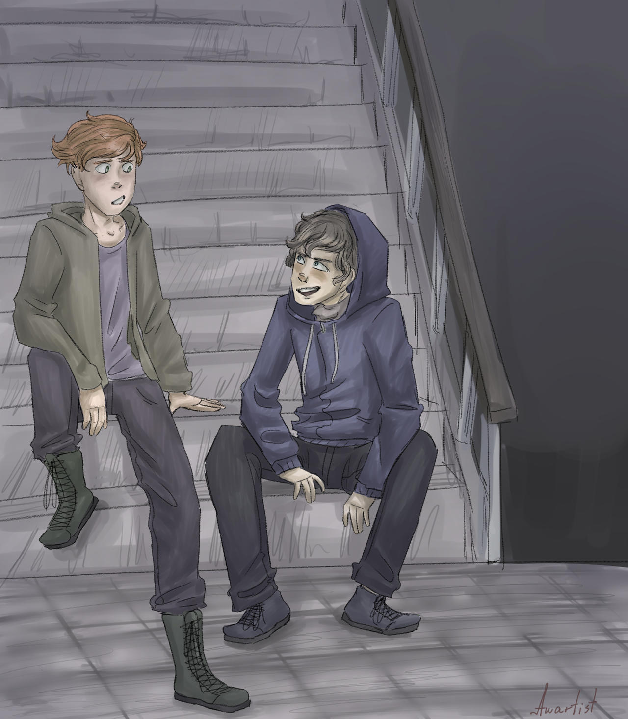 Ricky Raff Cartoon Ricky and Raf by AwartistDark on DeviantArt