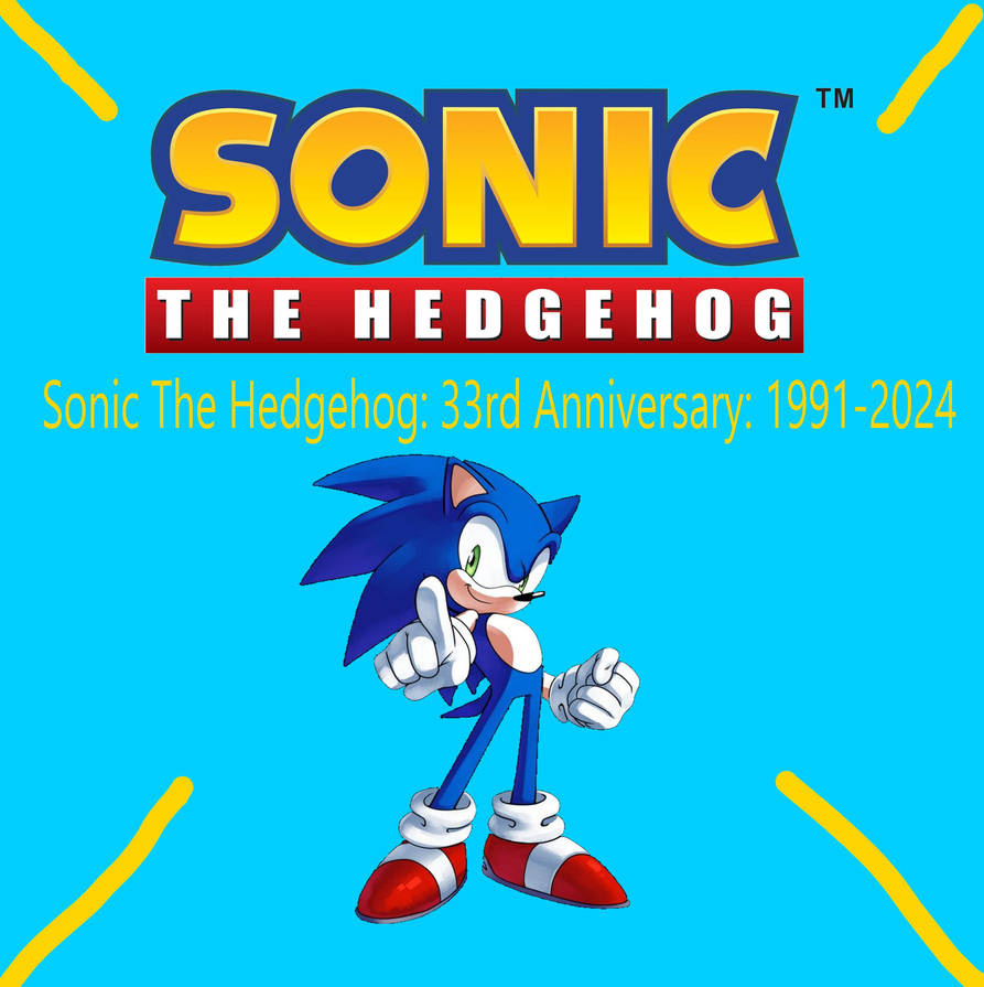 Conik Sign Sonic 33rd Anniversary sign by Amazing-Fidget2621 on DeviantArt