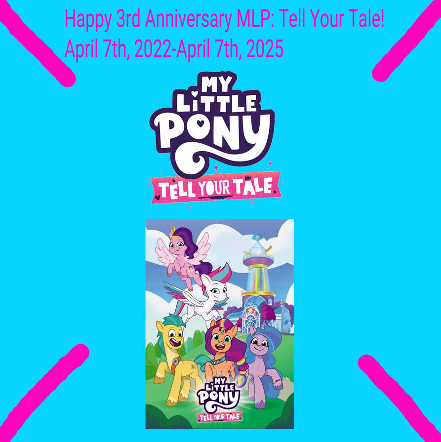 Mlp Updated Sign MLP Tell Your Tale 3rd Anniversary Sign by Amazing-Fidget2621 on DeviantArt