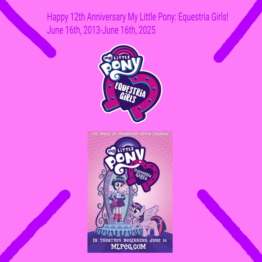 Mlp Updated Sign MLP Equestria Girls 12th Anniversary Sign by Amazing-Fidget2621 on ...