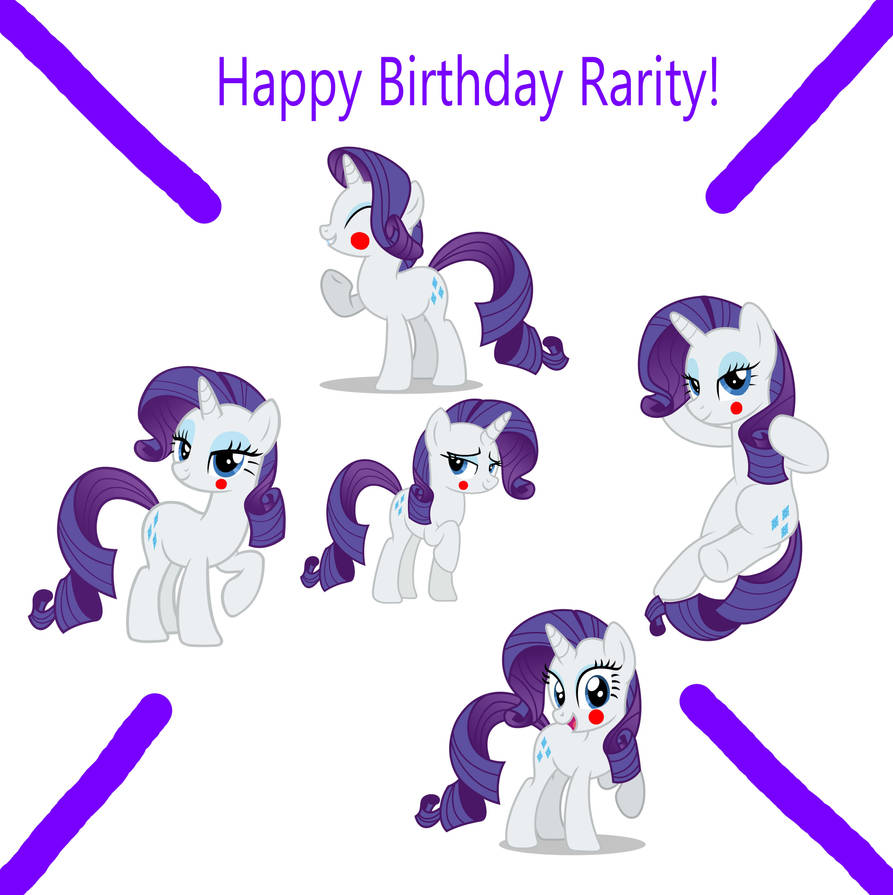 Rarity Birthday Sign by Amazing-Fidget2621 on DeviantArt