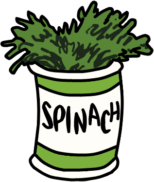Walfas Custom Props - Popeye's Spinach