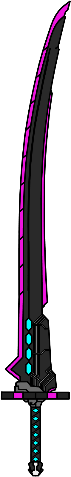 Hyperdimension Neptunia Weapons - Samurai Sword