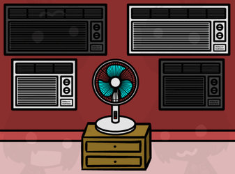 Walfas - Electric Fan and Air Conditioners GIF