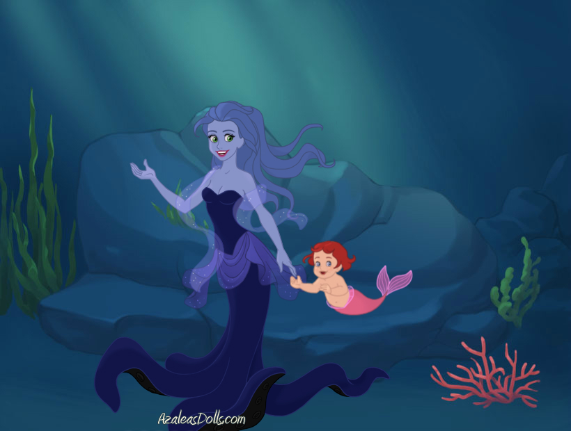 Mermaid-Scene-by-AzaleasDolls. by flowerbachuchi on DeviantArt