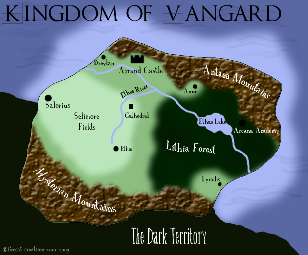 Kingdom of Vangard - Map