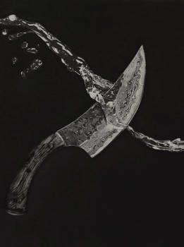 Knife Cuts Water (drawing)