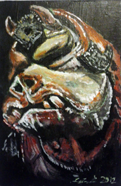 Star Wars Sketch Card - Gamorrean Guard 1