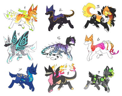 CLOSED Colorful Dogs | Adoptables