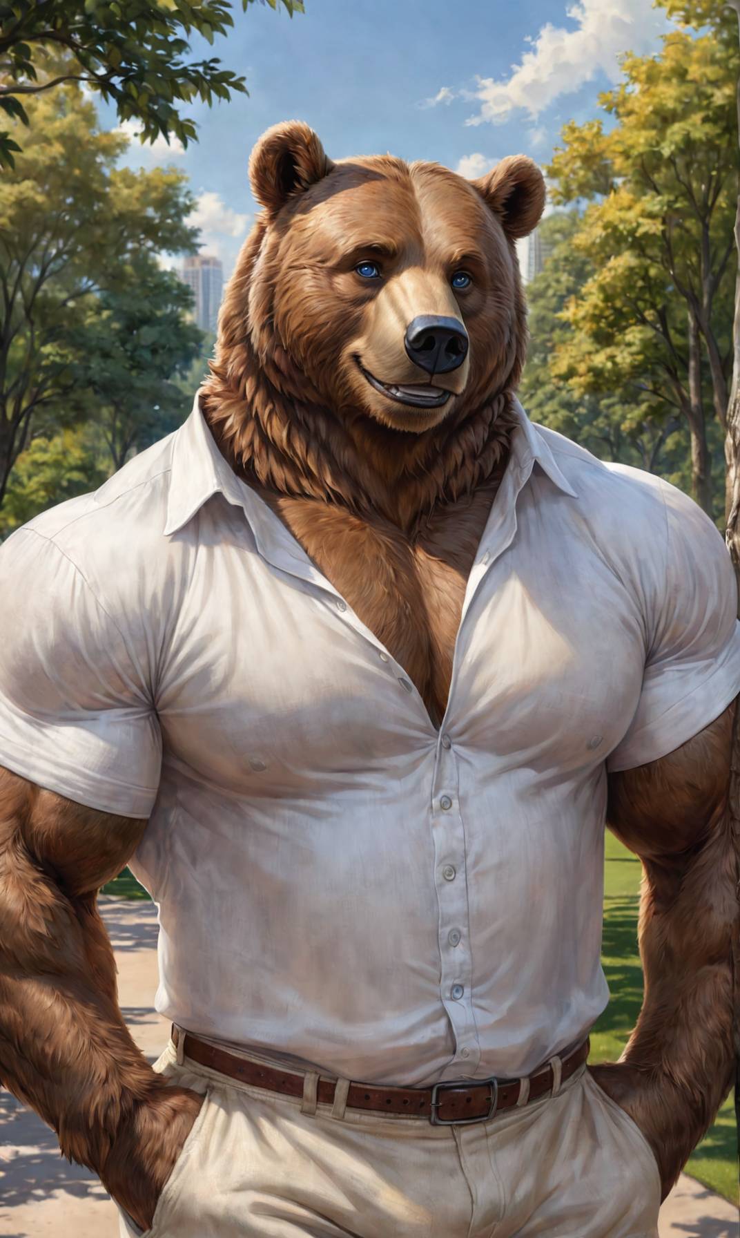 Bear Deviantart Rapper The Muscular Brown Bear by V8-AI on DeviantArt