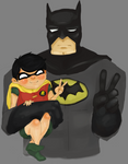 Batman and Robin by Meryo
