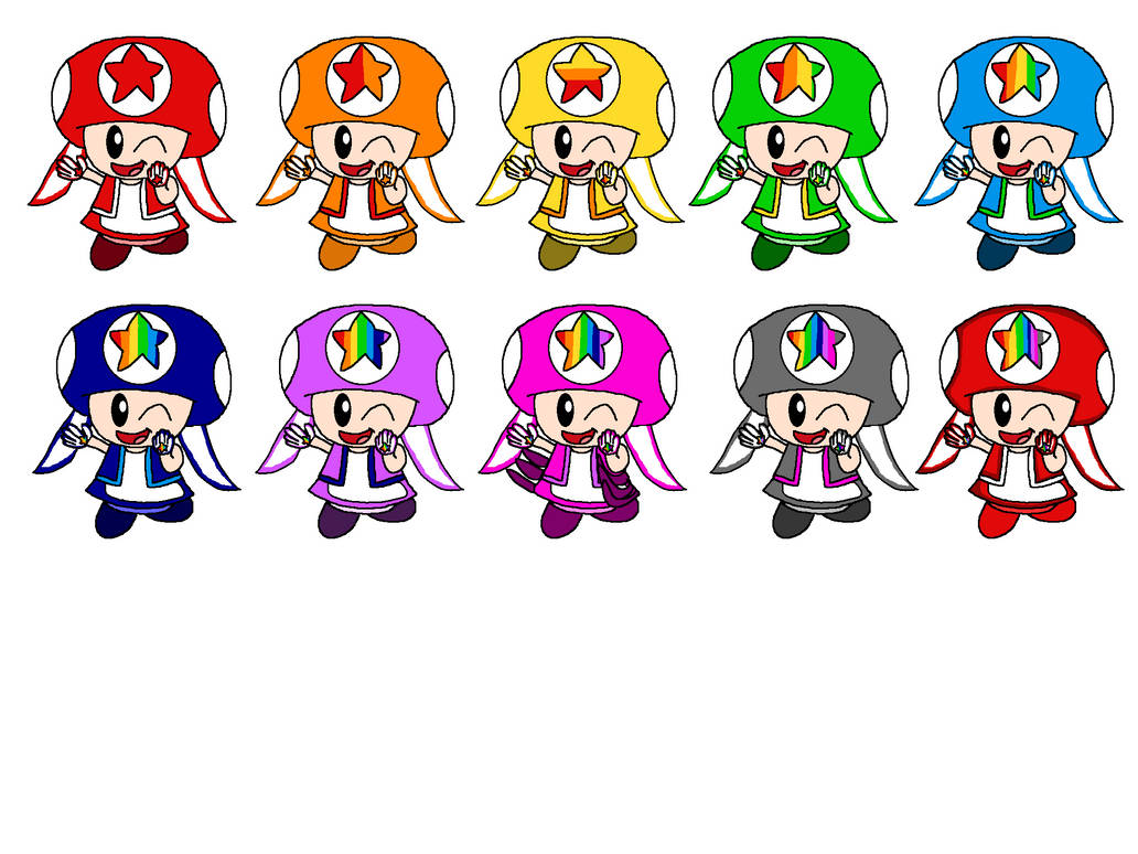 Numbertoads by tens by alexiscurry on DeviantArt