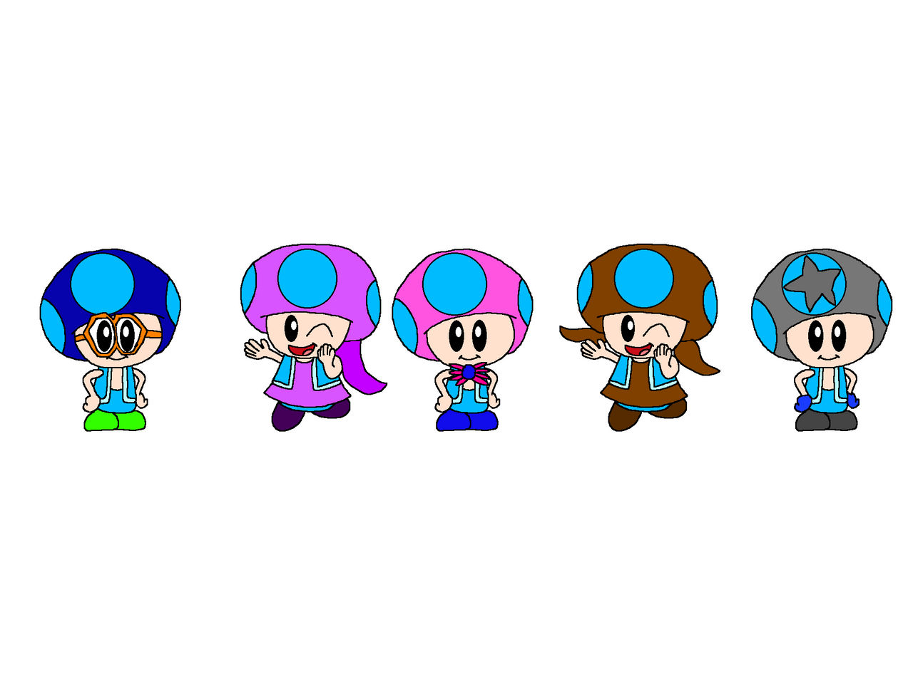 Numbertoads 6-10 in ice form by alexiscurry on DeviantArt