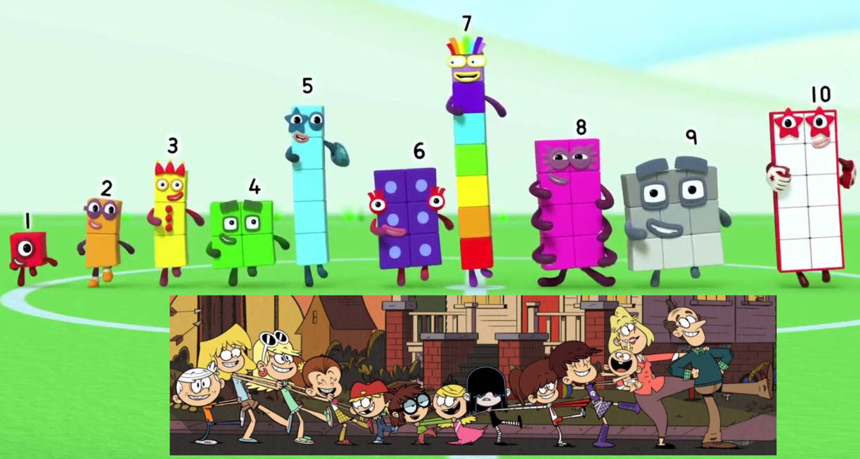 The Numberblocks and The Loud Family Dancing by alexiscurry on DeviantArt