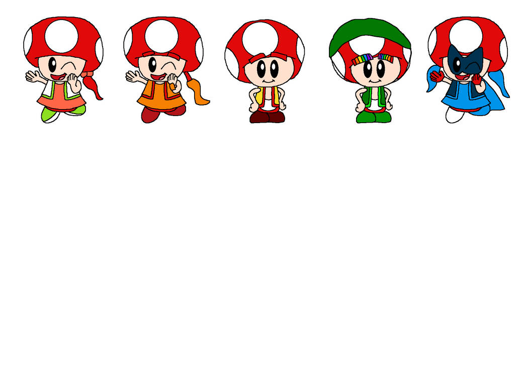 Numbertoads 11 to 15 by alexiscurry on DeviantArt