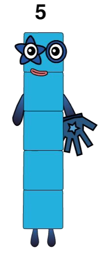 Numberblocks: Five 2D by alexiscurry on DeviantArt