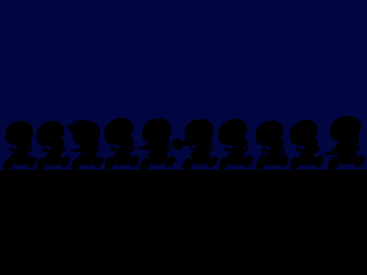 Numbertoads running in night by alexiscurry on DeviantArt