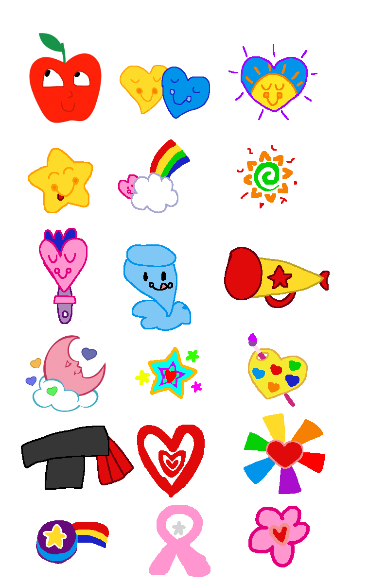 Other Classic Care Bears Symbols by alexiscurry on DeviantArt