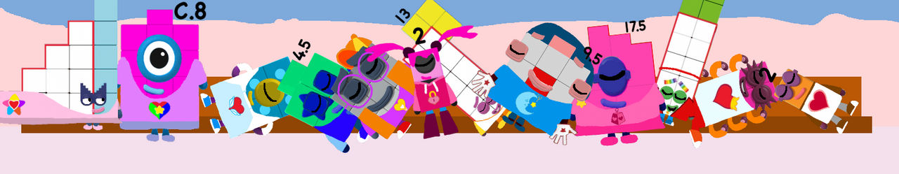 Math Blocks: Math Blocks Sleeping by alexiscurry on DeviantArt