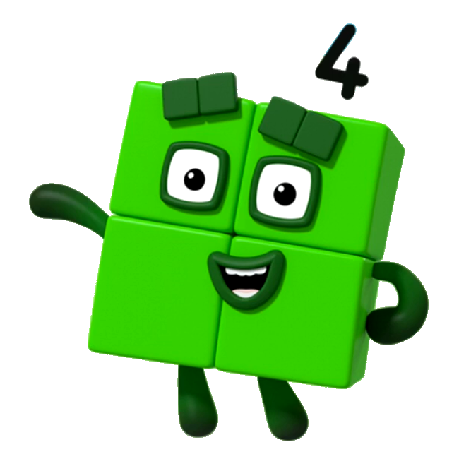 Number Blocks Wave Deviantart Numberblock Four (Wave) by alexiscurry on DeviantArt